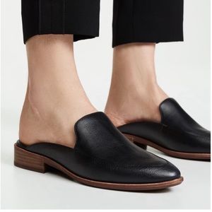 Madewell The Frances Loafer Mule in Leather